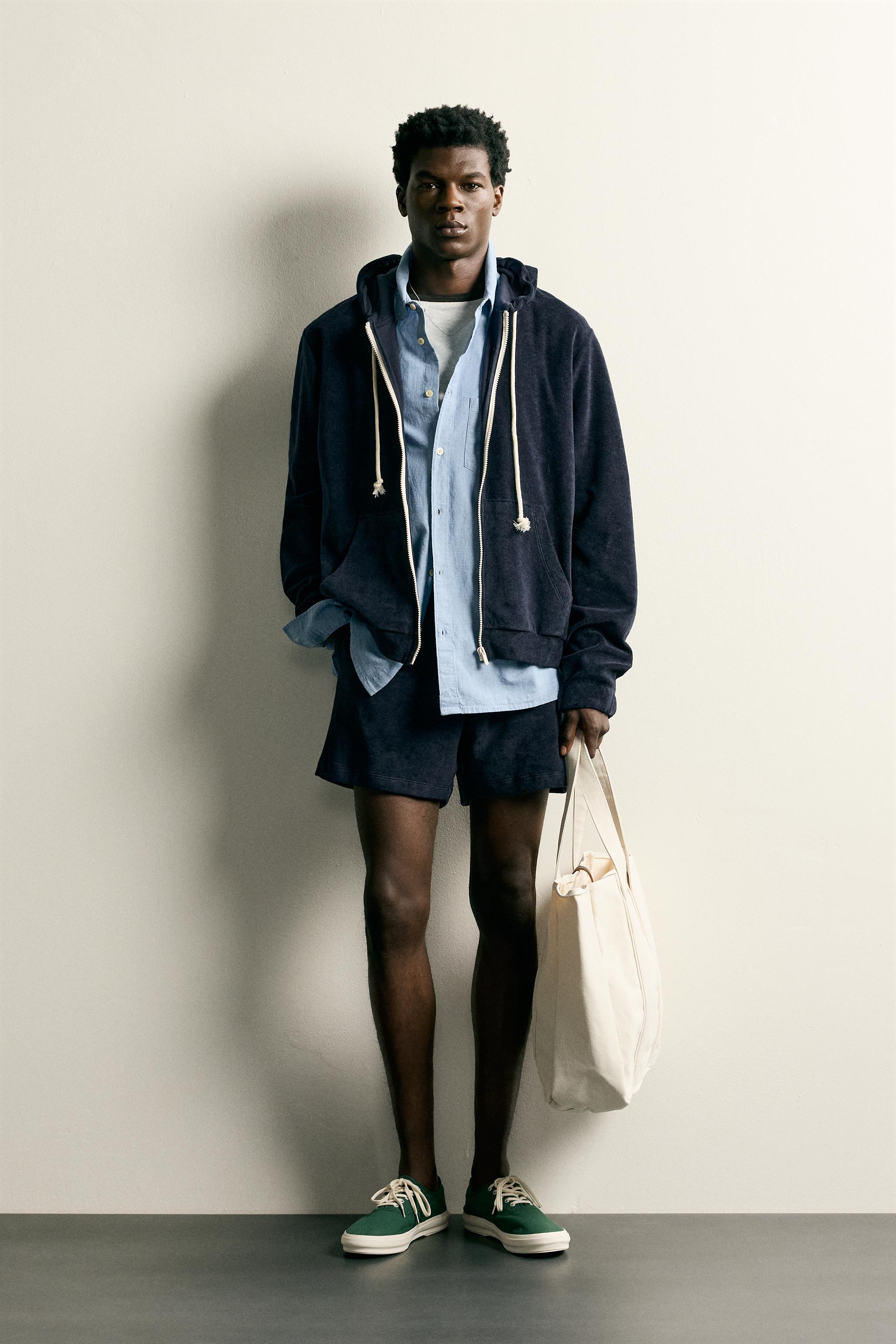 RELAXED FIT TERRY SHORTS